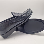 MOCASÍN DE ANTIFAZ EN CHAROL NEGRO