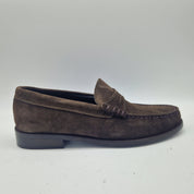 MOCASÍN DE ANTIFAZ EN SERRAJE MARRÓN