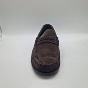 MOCASÍN DE ANTIFAZ EN SERRAJE MARRÓN