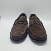 MOCASÍN DE ANTIFAZ EN SERRAJE MARRÓN