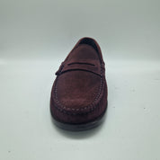 MOCASÍN DE ANTIFAZ EN SERRAJE BURDEOS