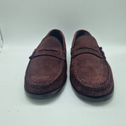 MOCASÍN DE ANTIFAZ EN SERRAJE BURDEOS