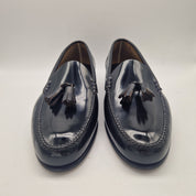 CASTELLANO DE BORLAS EN PIEL NEGRA -71843