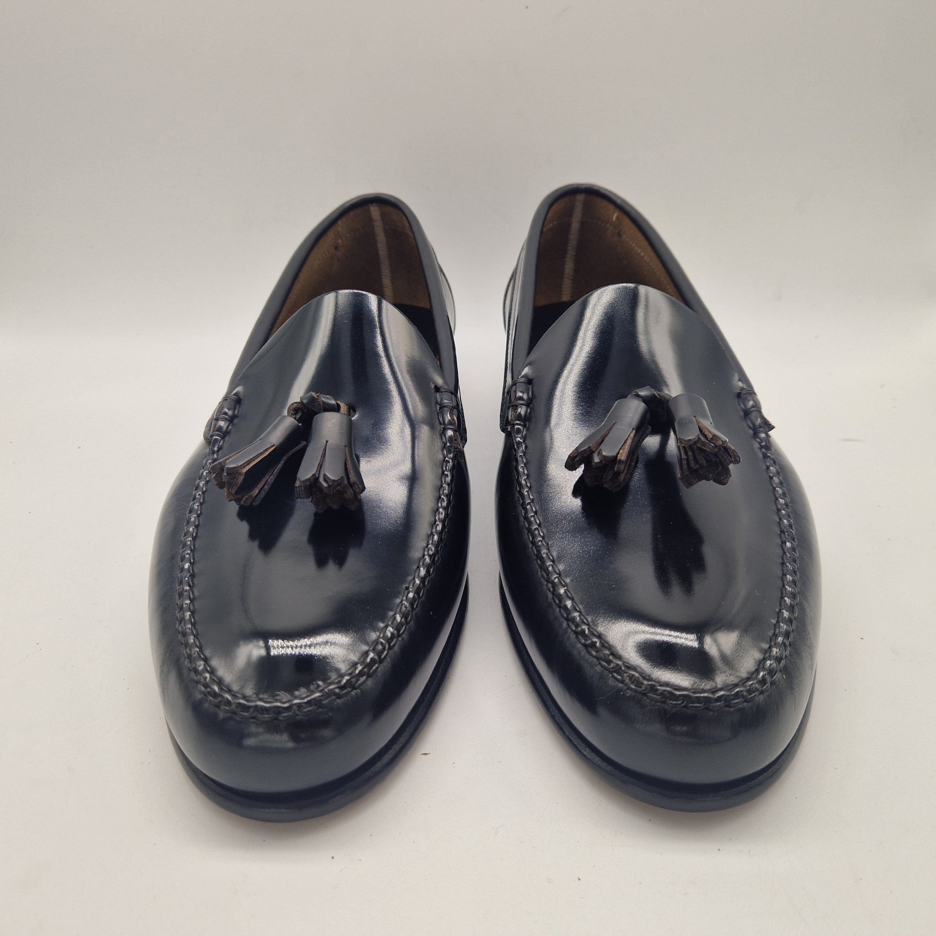 CASTELLANO DE BORLAS EN PIEL NEGRA -71843