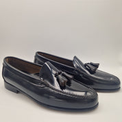 CASTELLANO DE BORLAS EN PIEL NEGRA -71843