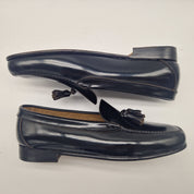 CASTELLANO DE BORLAS EN PIEL NEGRA -71843