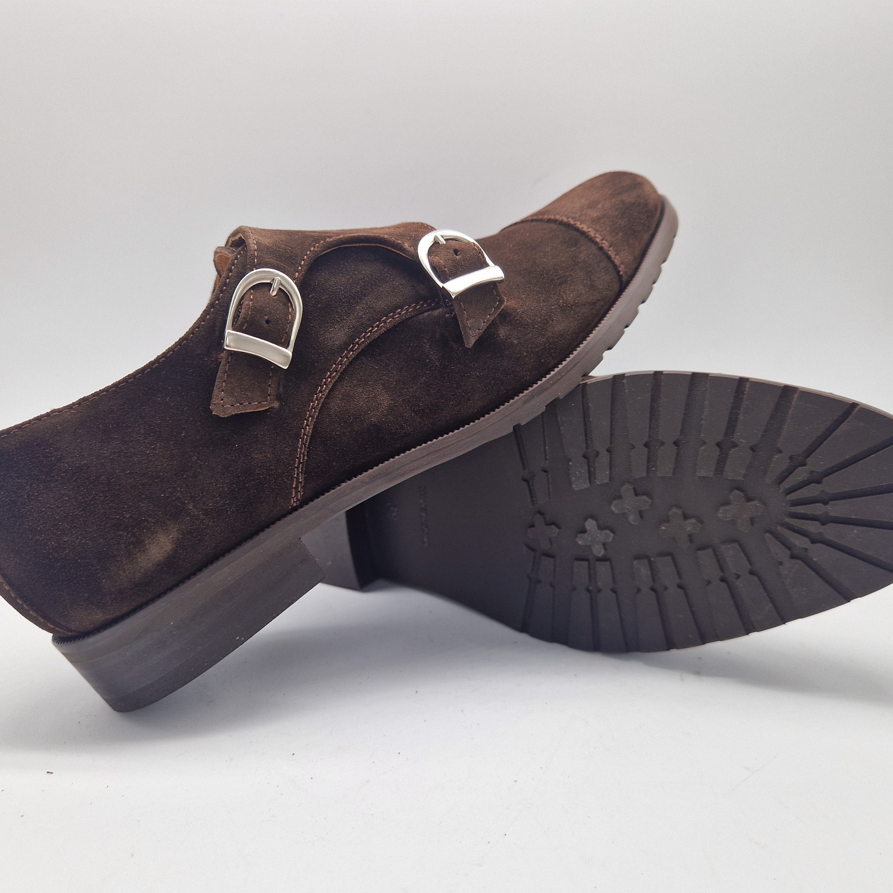 2 HEBILLAS EN ANTE MARRÓN