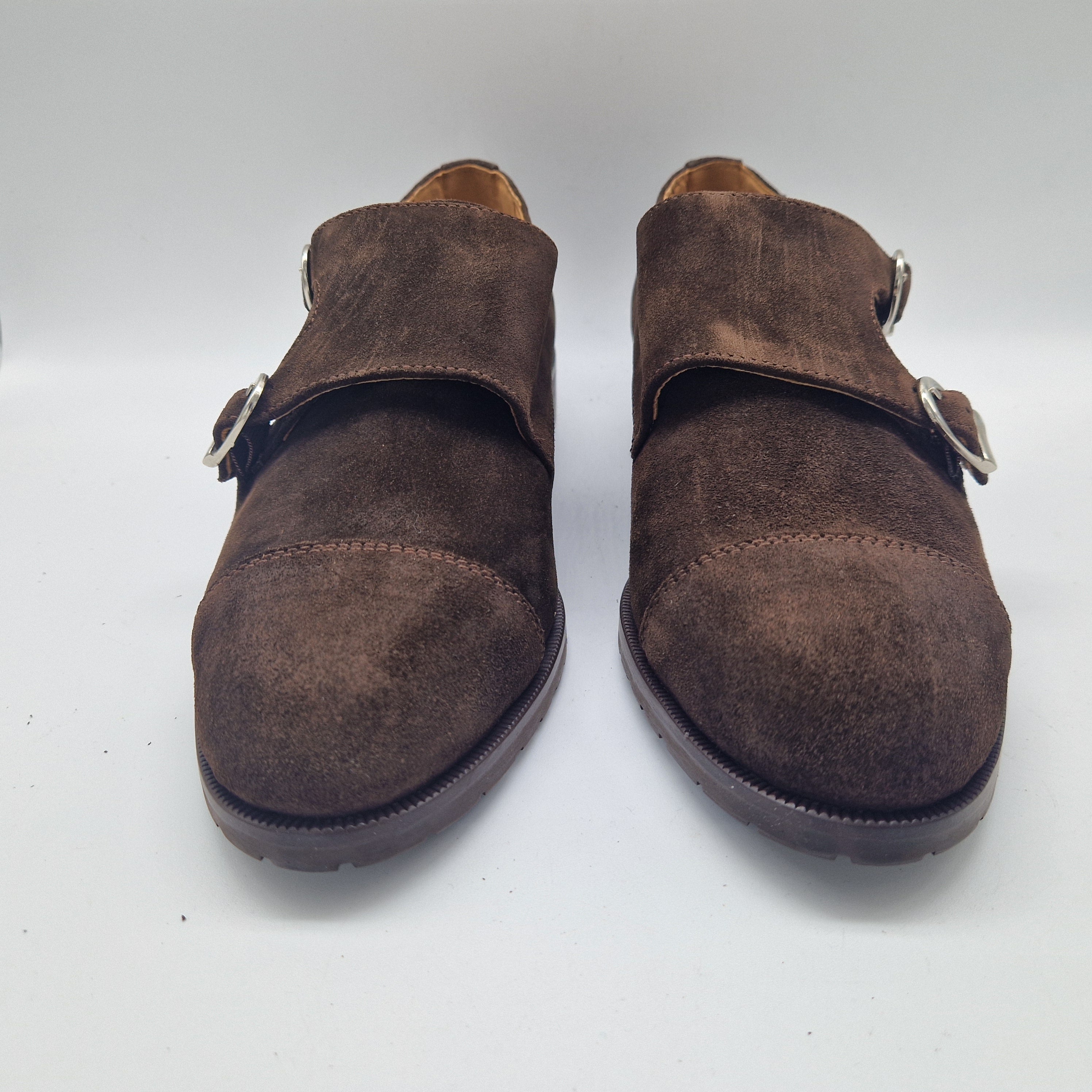 2 HEBILLAS EN ANTE MARRÓN