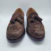 CASTELLANO DE BORLAS EN SERRAJE MARRÓN