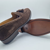 CASTELLANO DE BORLAS EN SERRAJE MARRÓN