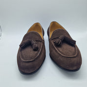 CASTELLANO DE BORLAS EN SERRAJE MARRÓN