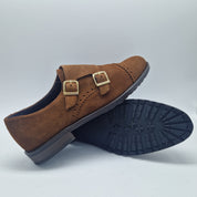 2 HEBILLAS EN SERRAJE CUERO