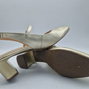 SALÓN DESTALONADO EN PIEL DORADA - 72002