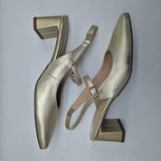 SALÓN DESTALONADO EN PIEL DORADA - 72002