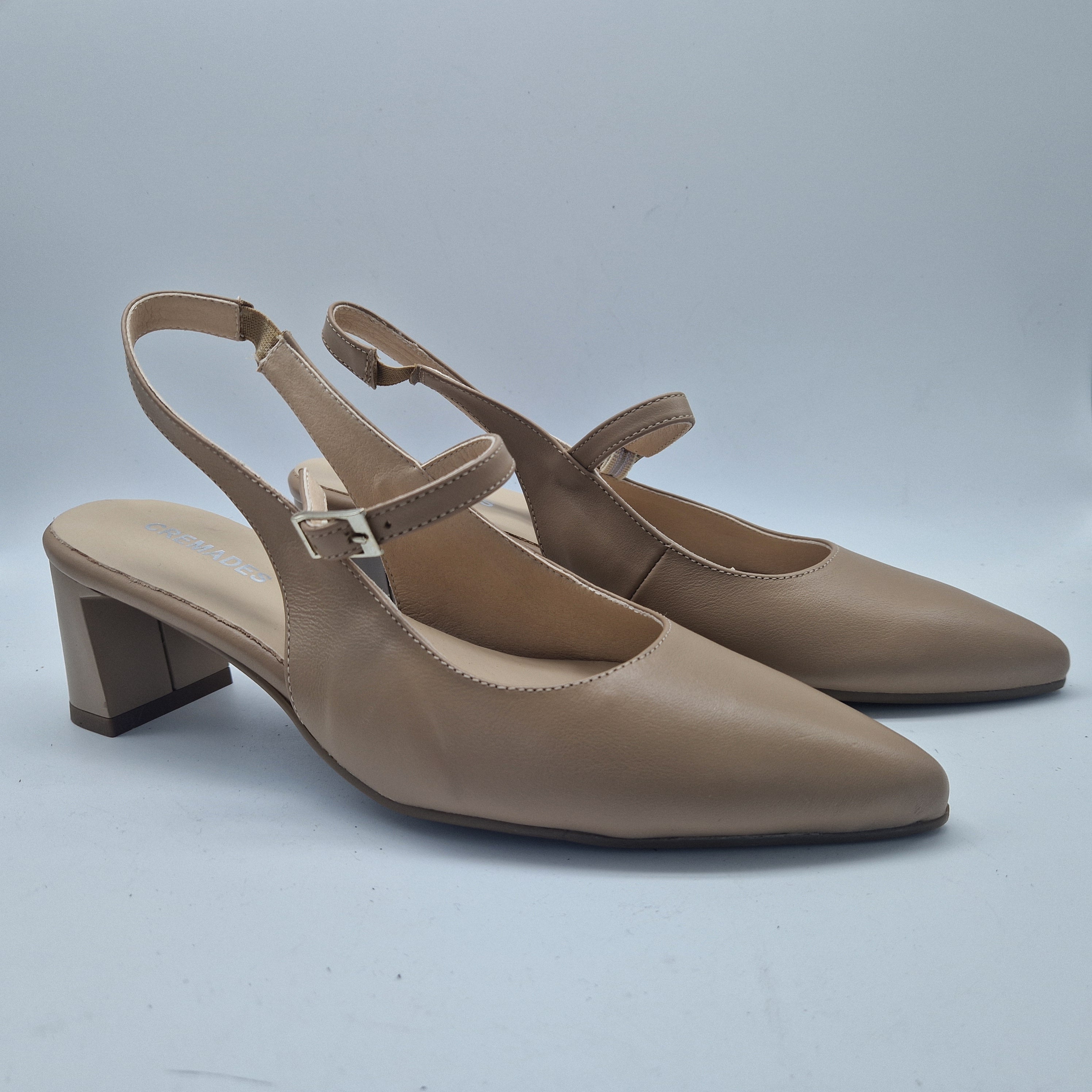 SALON DESTALONADO EN PIEL TAUPE - 72004