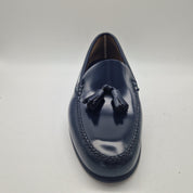 CASTELLANO DE BORLAS EN PIEL MARINO - 72023