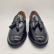 CASTELLANO DE BORLAS EN PIEL NEGRA - 72175