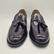 CASTELLANO DE BORLAS EN PIEL BURDEOS - 72177