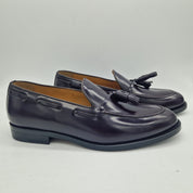 CASTELLANO DE BORLAS EN PIEL BURDEOS - 72177