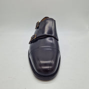 2 HEBILLAS EN PIEL MARRÓN - 72188