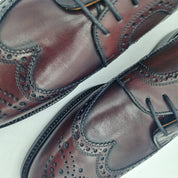 BLUCHER PICADO EN PIEL BURDEOS - 72220