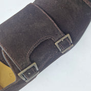 2 HEBILLAS EN SERRAJE MARRÓN - 72221