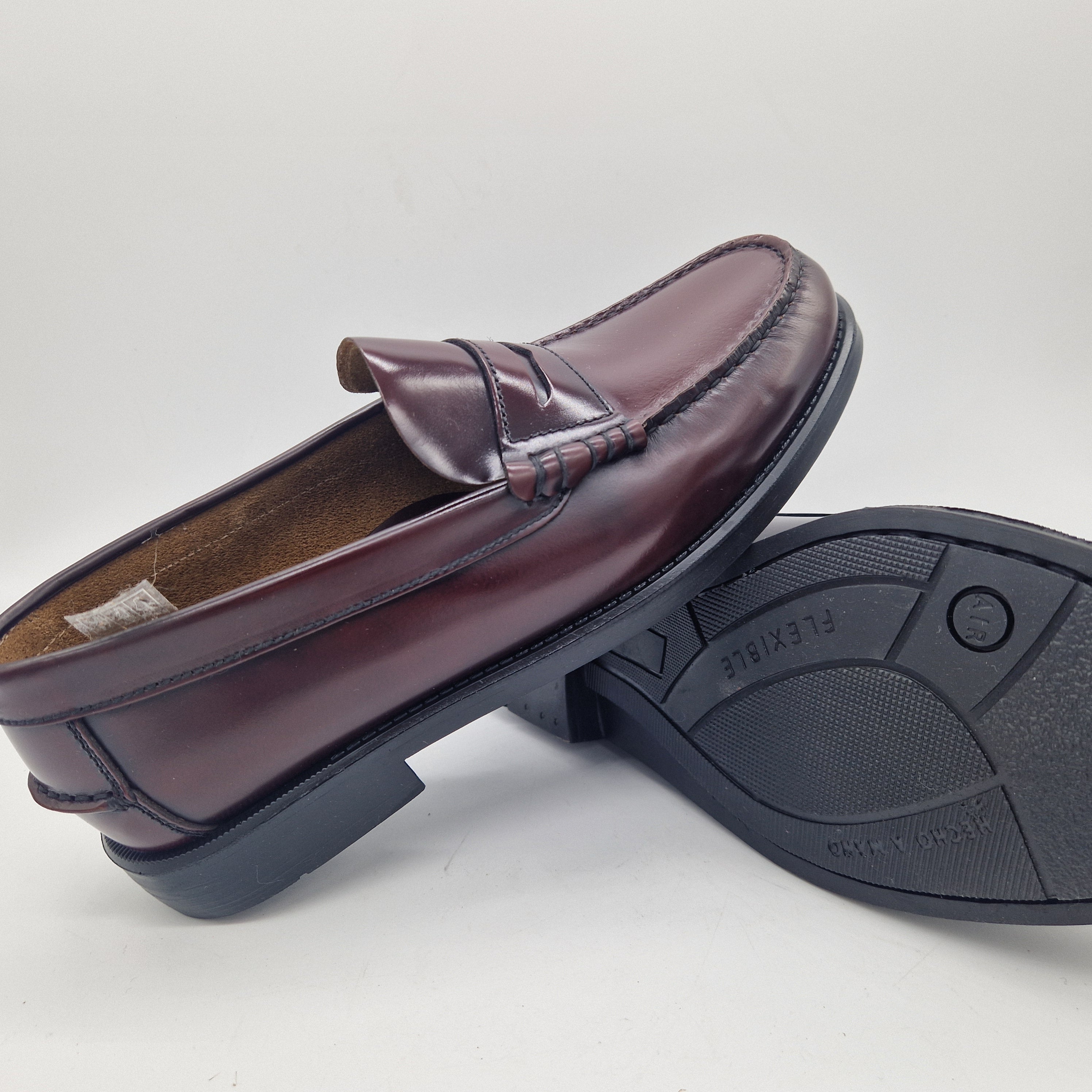 CASTELLANO DE ANTIFAZ EN PIEL BURDEOS - 72346