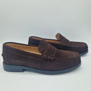 CASTELLANO DE ANTIFAZ EN SERRAJE MARRÓN - 72351