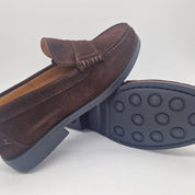 CASTELLANO DE ANTIFAZ EN SERRAJE MARRÓN - 72351