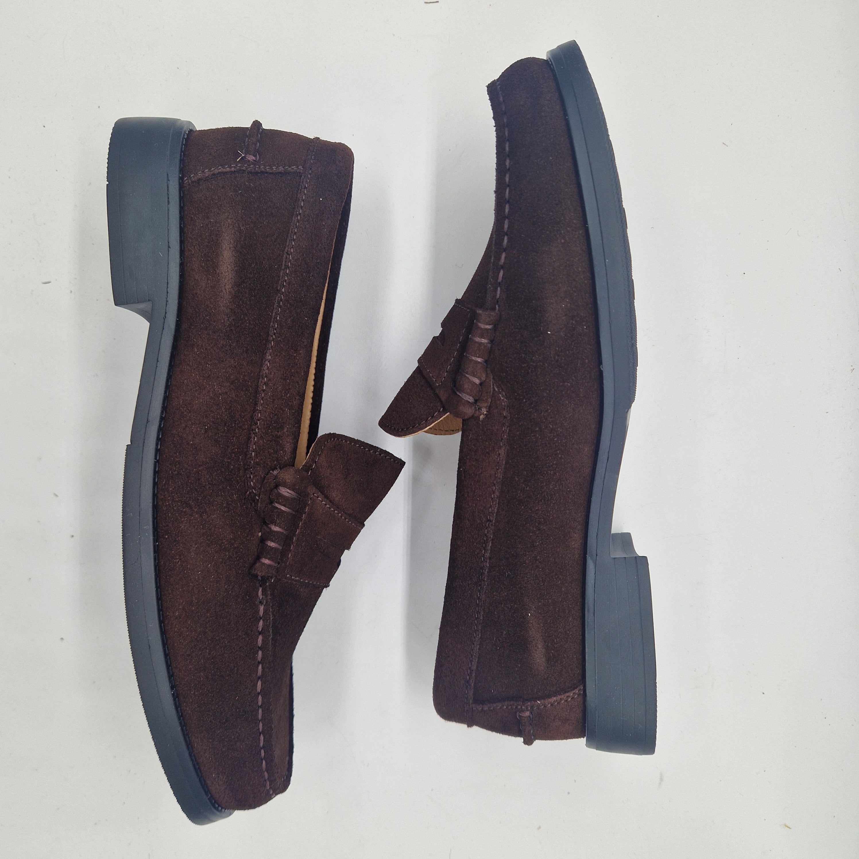 CASTELLANO DE ANTIFAZ EN SERRAJE MARRÓN - 72351