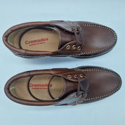 NAÚTICO EN PIEL ENGRASADA MARRÓN - 72353