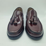 CASTELLANO DE BORLAS EN PIEL BURDEOS - 72354