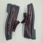 CASTELLANO DE BORLAS EN PIEL BURDEOS - 72354