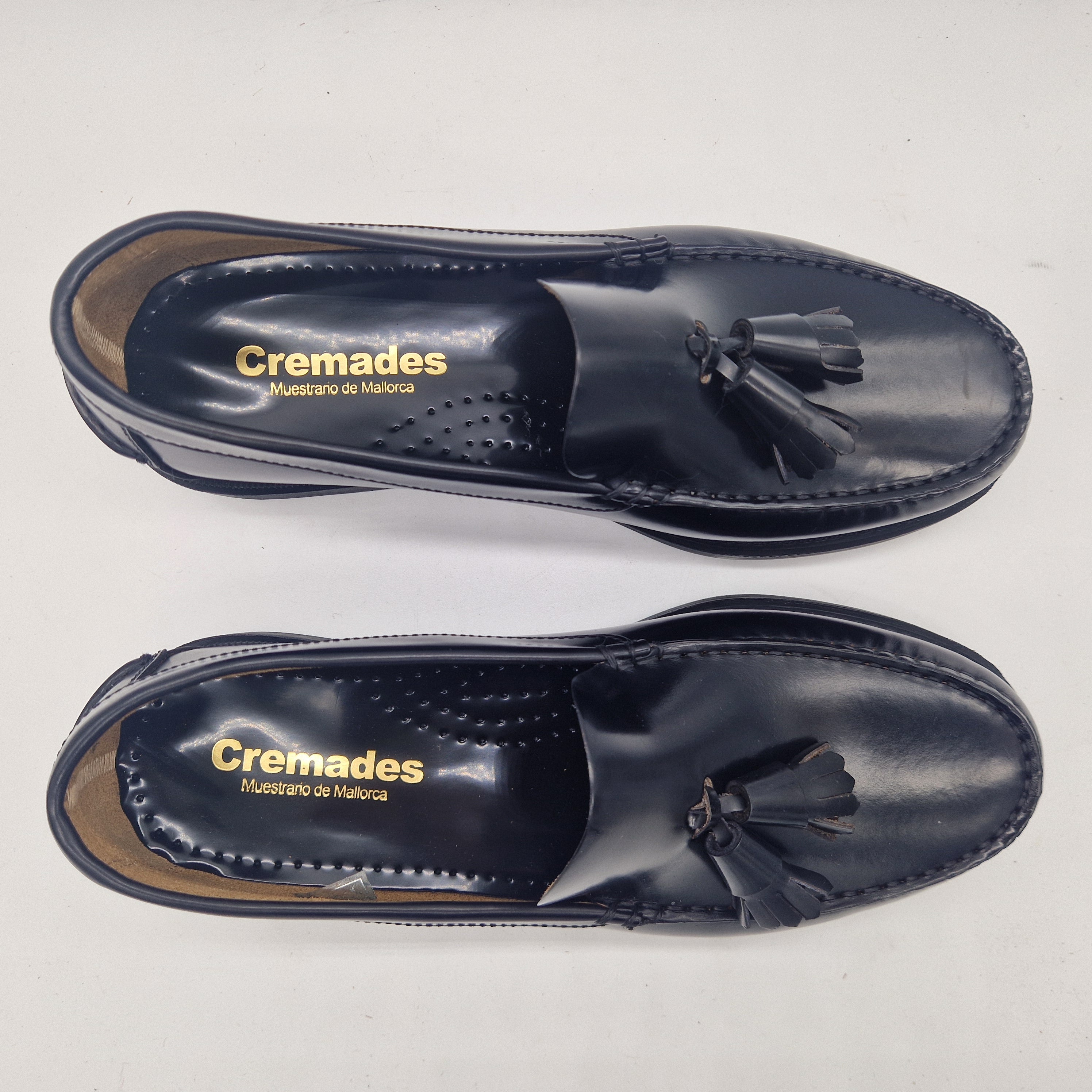 CASTELLANO DE BORLAS EN PIEL NEGRA - 72355