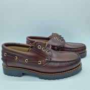 NAÚTICO EN PIEL ENGRASADA MARRÓN - 72356