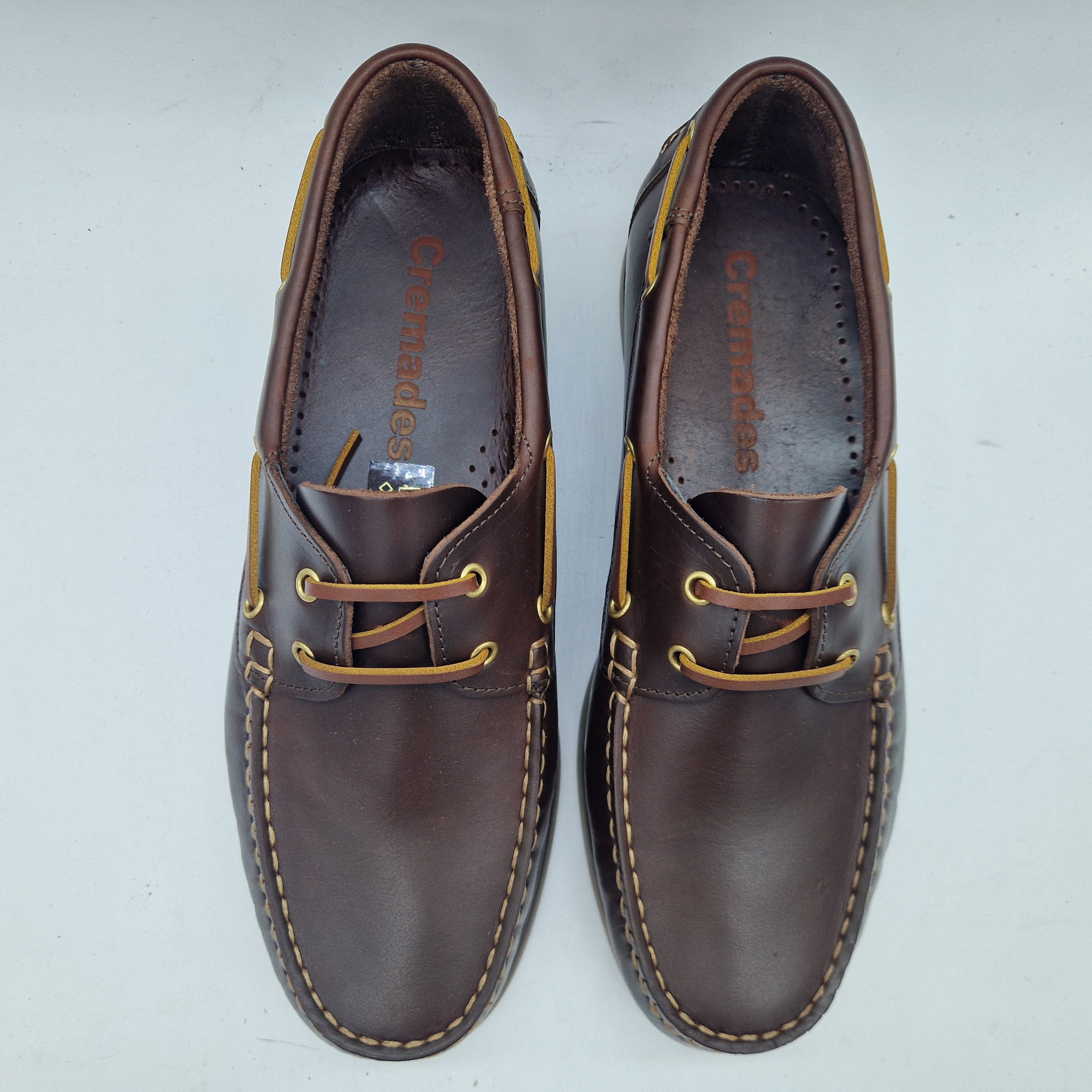 NAÚTICO EN PIEL ENGRASADA MARRÓN - 72394