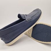 NAÚTICO ANTIFAZ EN PIEL MARINO - 72397