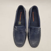 NAÚTICO ANTIFAZ EN PIEL MARINO - 72397