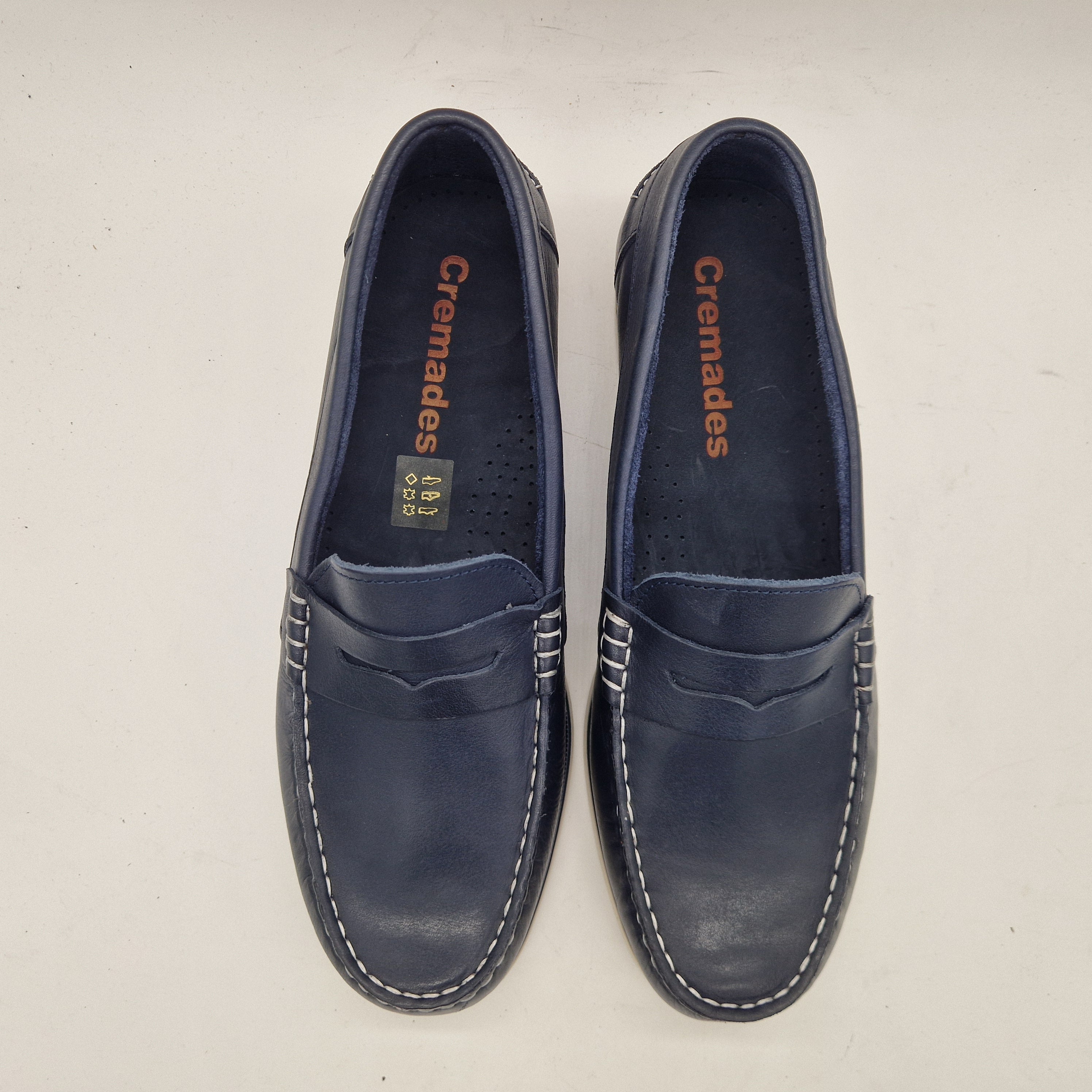 NAÚTICO ANTIFAZ EN PIEL MARINO - 72397