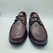 NAÚTICO EN PIEL ENGRASADA BURDEOS - 72399