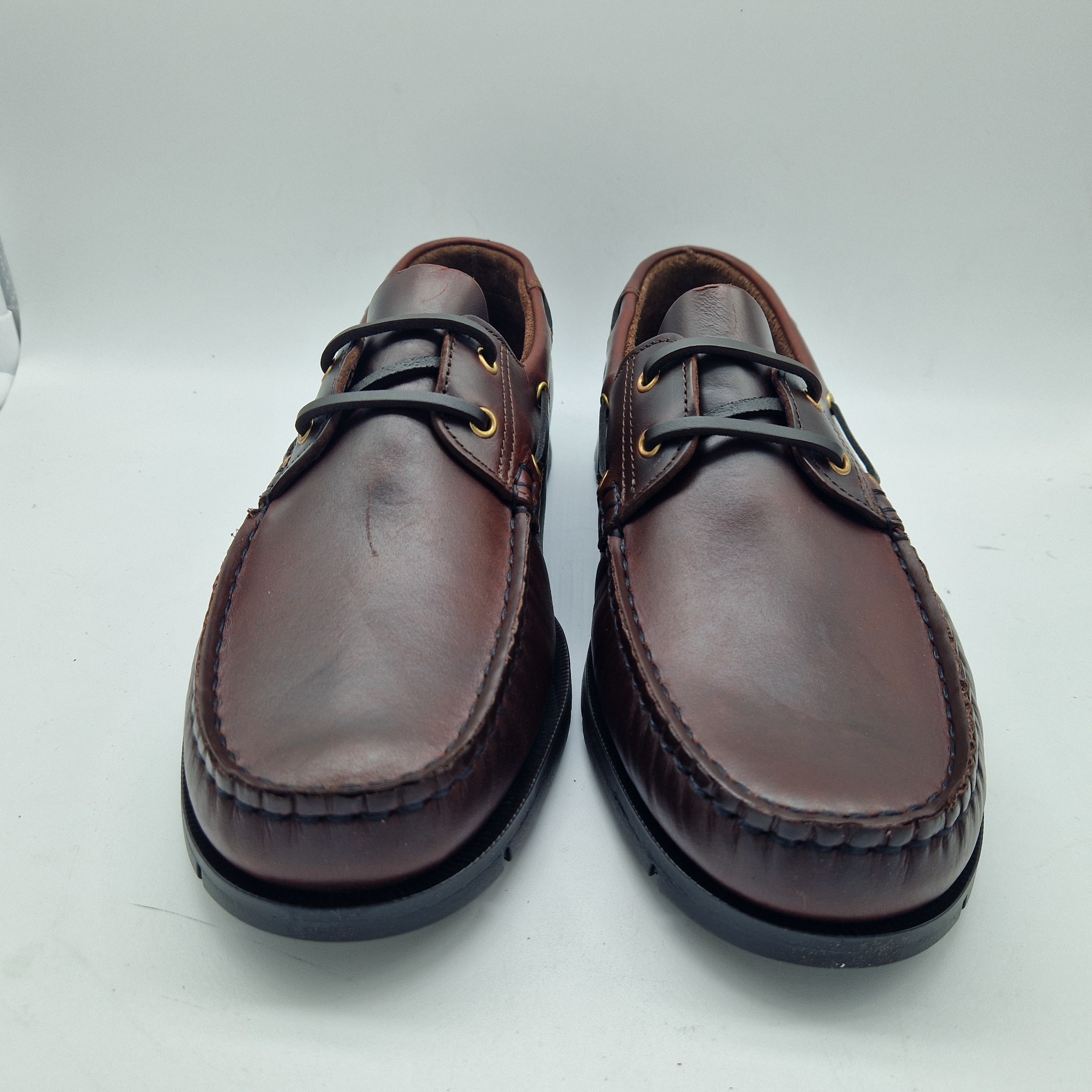 NAÚTICO EN PIEL ENGRASADA BURDEOS - 72399