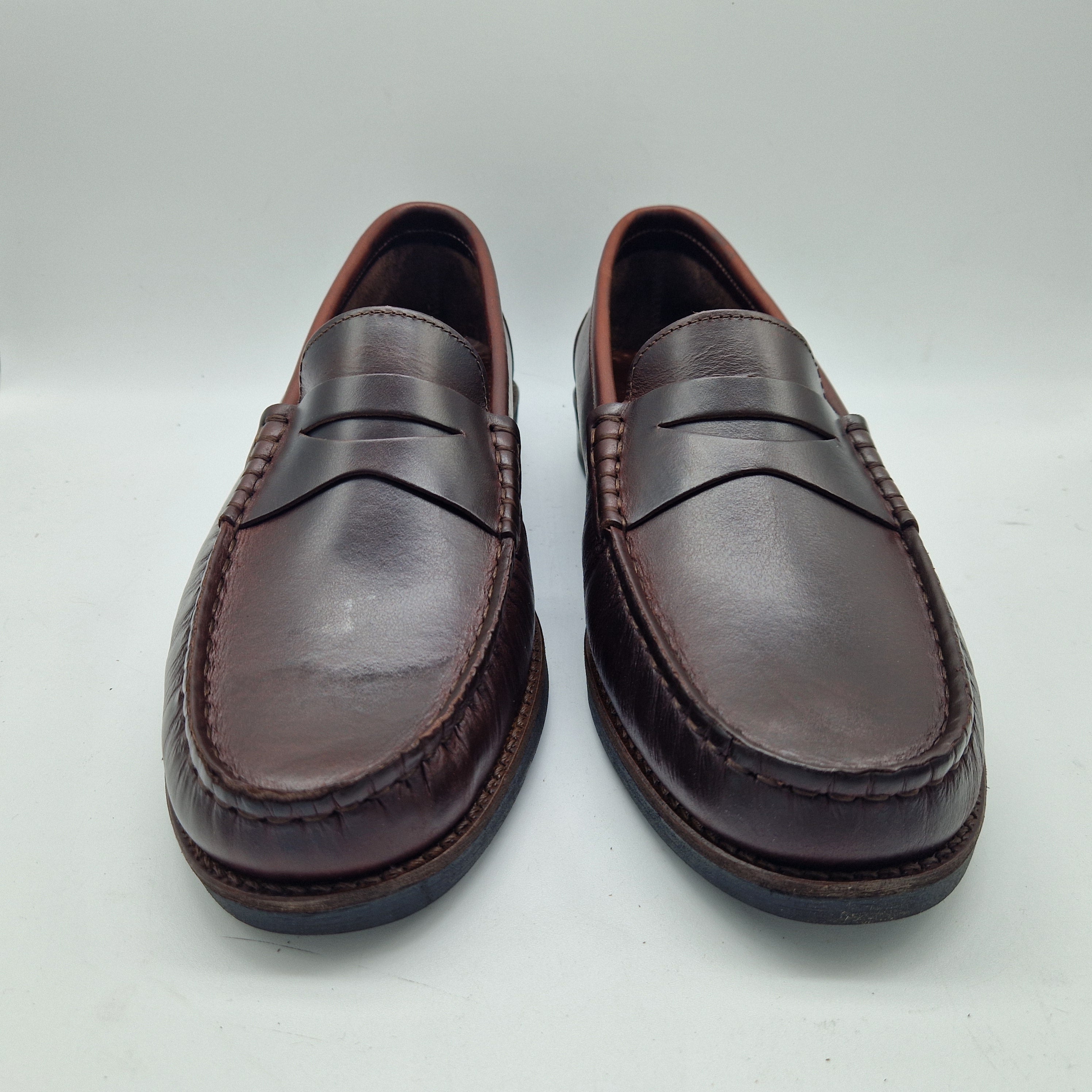 MOCASÍN EN PIEL ENGRASADA BURDEOS - 72404