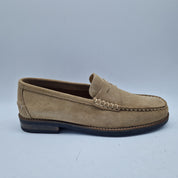 MOCASÍN EN SERRAJE TAUPE - 72410