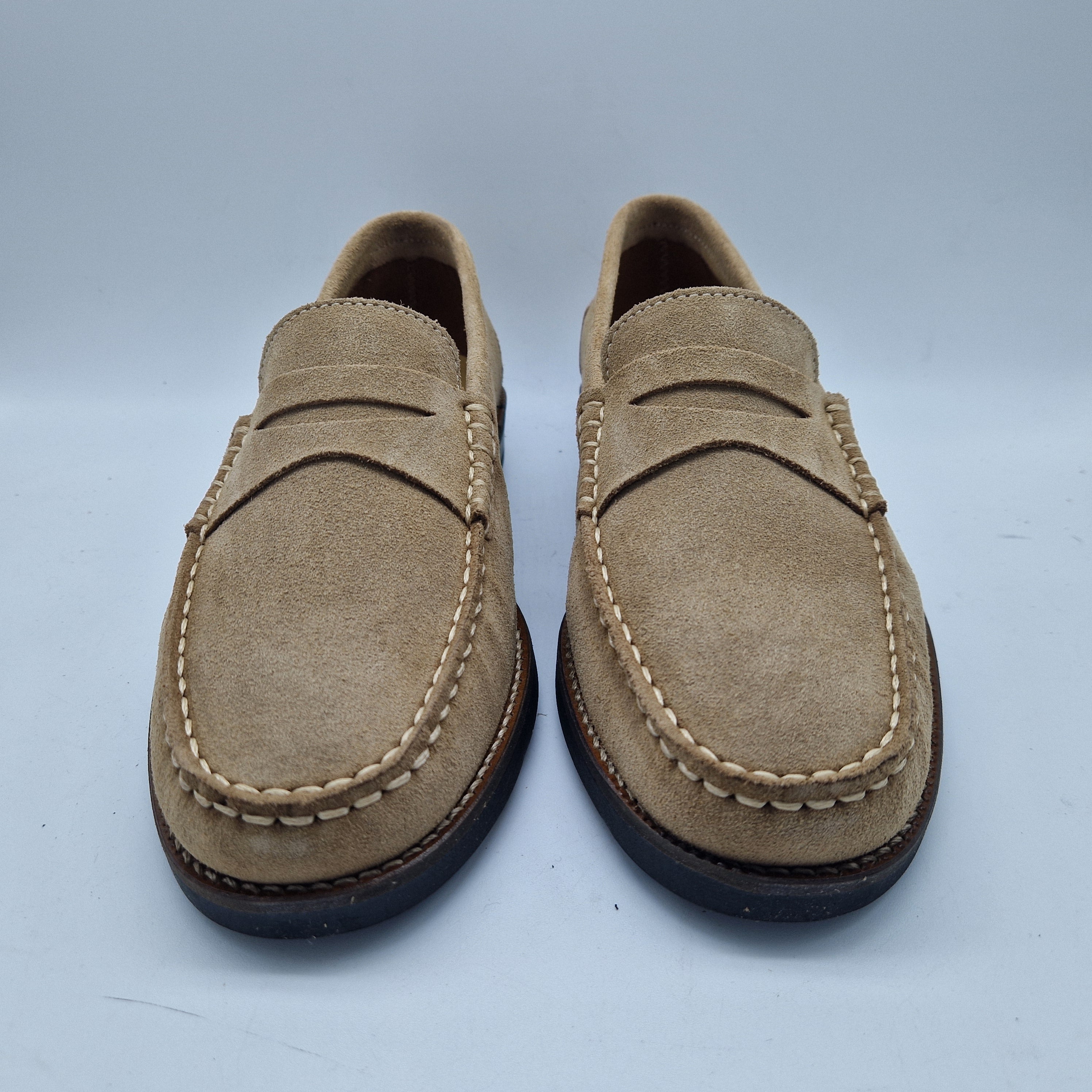 MOCASÍN EN SERRAJE TAUPE - 72410