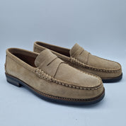 MOCASÍN EN SERRAJE TAUPE - 72410