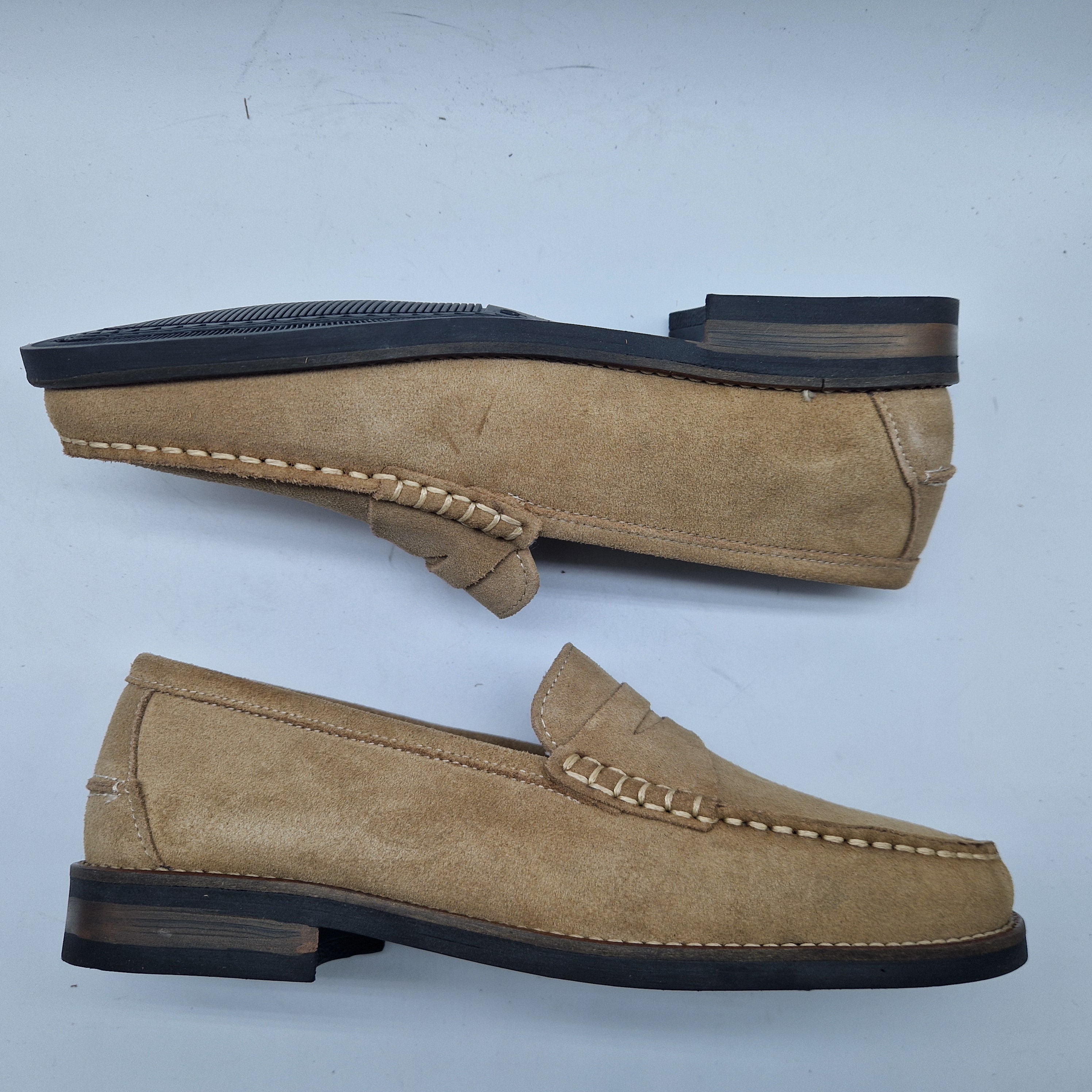 MOCASÍN EN SERRAJE TAUPE - 72410