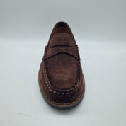 MOCASÍN EN SERRAJE MARRÓN - 72411