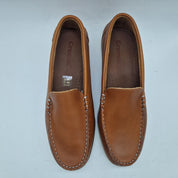 NAÚTICO PALA LISA EN PIEL CUERO - 72414