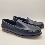 NAÚTICO EN PIEL ENGRASADA MARINO - 72421