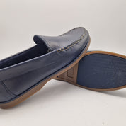 NAÚTICO EN PIEL ENGRASADA MARINO - 72421